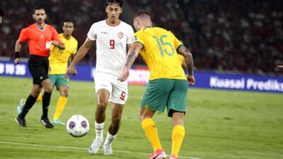 Timnas Indonesia bisa naik 11 posisi di ranking FIFA jika menang atas Timnas Australia.