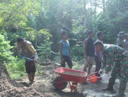 Sinergitas TNI-Polri Dalam TMMD Ke-123 Kodim 1510/Sula
