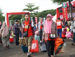 3.000 Peserta Mudik Gratis Alfamart Berangkat Menuju Kampung Halaman di 8 Kota lewat Bus dan Pesawat