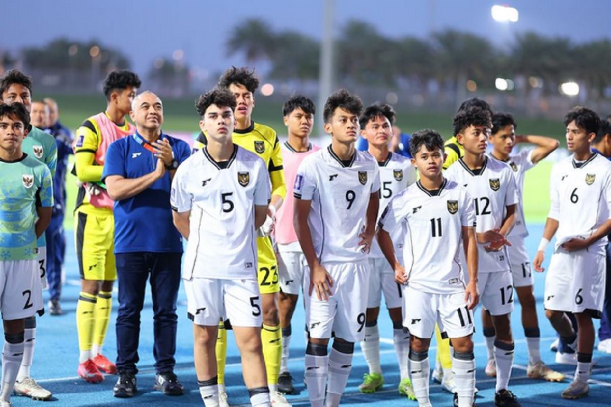 Timnas Indonesia U-17 masuk pot 3 drawing Piala Dunia U-17 2025.