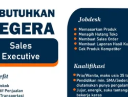 PT Adidaya Andalan Asia Cari Sales Executive Bersemangat, Daftar Sekarang!