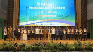 Sosialisasi pengadministrasian dan pendaftaran tanah ulayat di Padang.