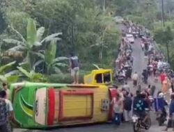 Kecelakaan Tunggal Bus Peziarah di Batang, Ini Kronologinya