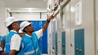 PLN UID Sumbar lakukan pengecekan jaringan listrik saat kunjungan menteri dan wamen di Sumbar.