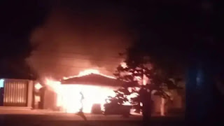 Kebakaran Rumah di Pasaman
