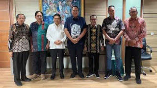 Wako Pariaman Yota Balad berkunjung ke Kementerian Kebudayaan.