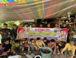 Polisi Grebek Tambang Ilegal, 10 Orang Diamankan di Sungai Ipuh