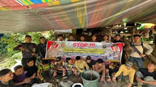 Polisi Grebek Tambang Ilegal