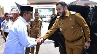 Kunjungan Wako Fadly Amran ke UPT Asrama Haji Embarkasi Padang.
