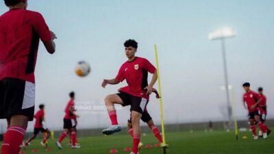 Timnas Indonesia U-17 kala berlaga.