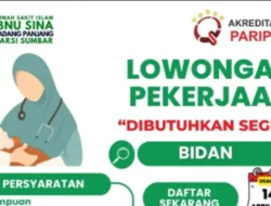 RS Islam Ibnu Sina Buka Rekrutmen Bidan, Ini Syarat dan Cara Lamarannya