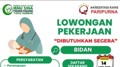 RS Islam Ibnu Sina Buka Rekrutmen Bidan, Ini Syarat dan Cara Lamarannya