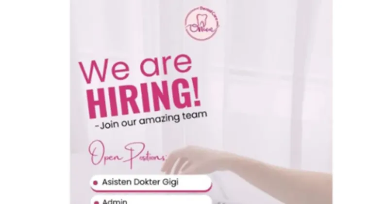 Join Tim Ramah dan Profesional! Lowongan Asisten Dokter Gigi & Admin di Onion Dental Care.