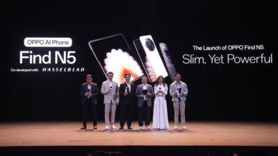 Peluncuran OPPO Find N5 di Indonesia berlangsung meriah.