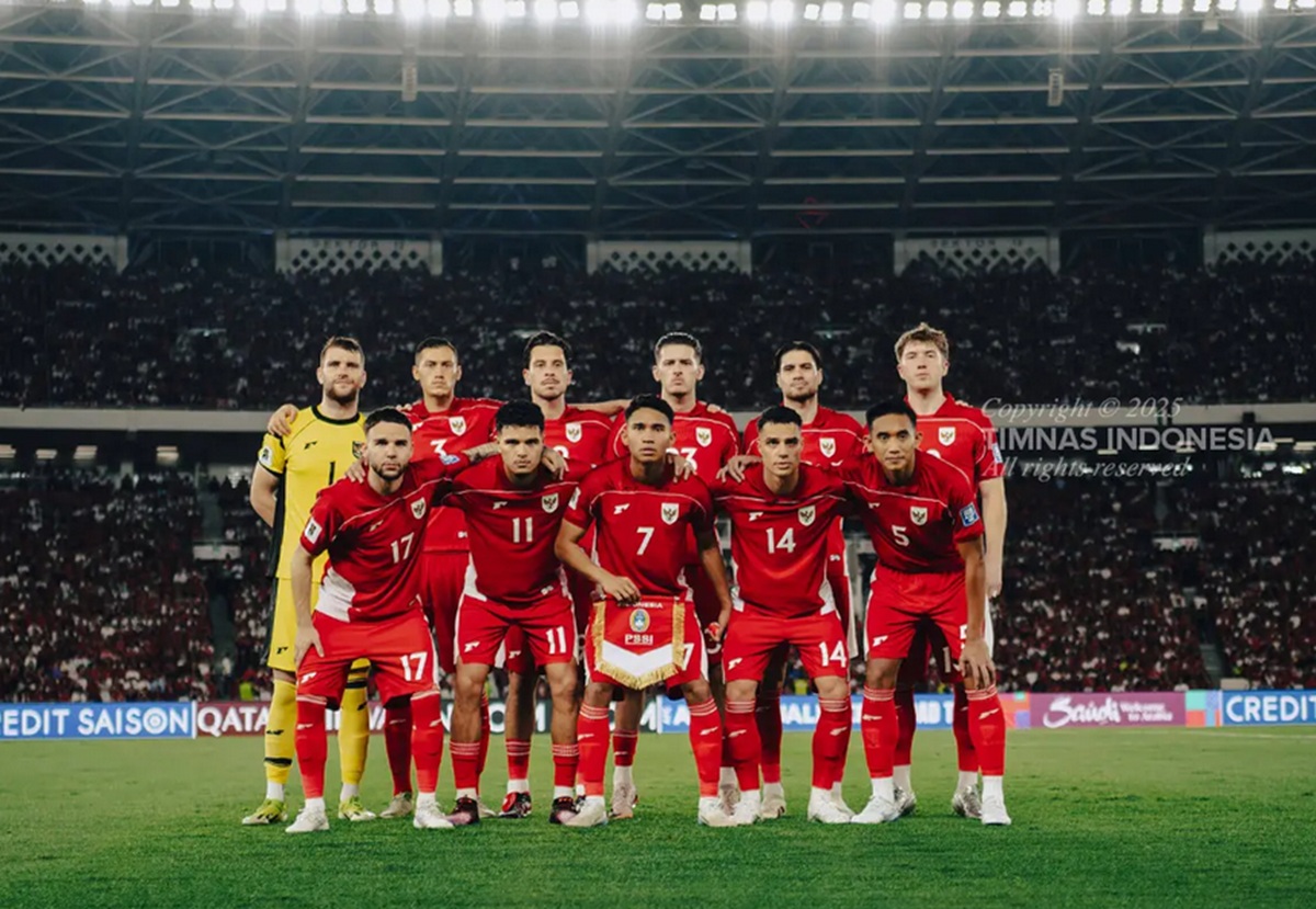 Timnas Indonesia kala berlaga.