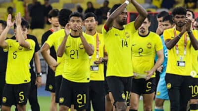Timnas Malaysia kala berlaga.