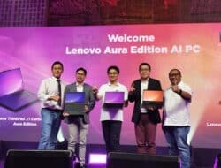 Laptop Lenovo Aura Edition Hadir dengan Teknologi AI Copilot+ dan Desain Futuristik