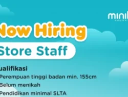 Lowongan Kerja Store Staff di Miniku Baby & Kids, Cek Kualifikasinya