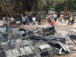 Ledakan dan Kebakaran Hanguskan Gudang BBM di Bukittinggi