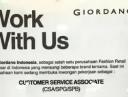 Giordano Indonesia Buka Lowongan, Peluang Karier di Dunia Fashion Retail