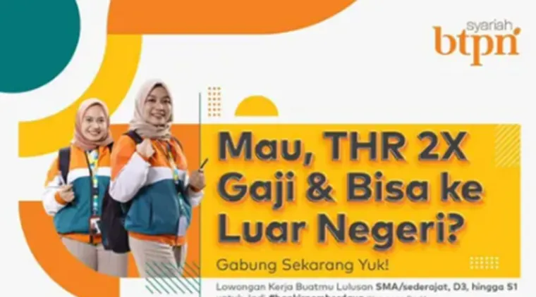 Bank BTPN Syariah Buka Kesempatan Kerja, Posisi Community Officer.