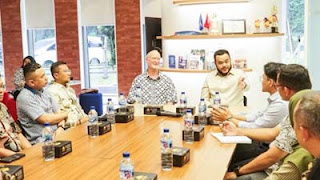 Kunjungan Wako Fadly Amran ke Sampoerna University.