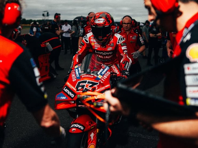 Pembalap Tim Ducati Lenovo, Francesco Bagnaia.