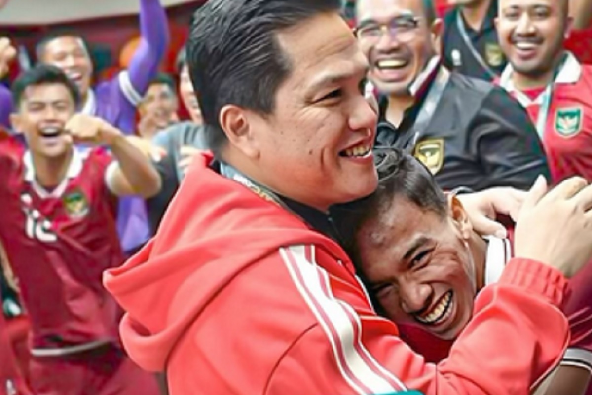 Erick Thohir bicara soal Timnas Indonesia.