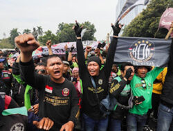 Ribuan Ojol Unjuk Rasa, Polisi Terapkan Pendekatan Humanis