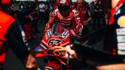 Pembalap Tim Ducati Lenovo, Francesco Bagnaia.