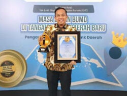 Kinerja Cemerlang, Bank Nagari Diakui di Ajang BUMD Nasional