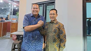 Wako Pariaman Yota Balad bertemu Wakil Ketua Baznas Mokhamad Mahdum.