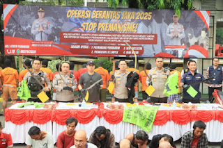 Polres Metro Jakarta Utara menangkap 299 orang pelaku premanisme