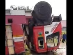 Tragedi di Musi Rawas, Tim Damkar Alami Kecelakaan