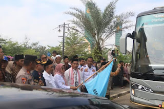 182 JCH Kabupaten Dharmasraya Berangkat Ke Tanah Suci