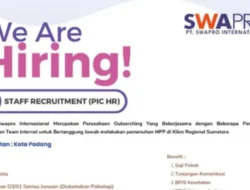 PT Swapro International Cari PIC HR, Cek Syarat dan Benefitnya!