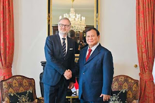 Presiden Prabowo Subianto menerima kunjungan PM Ceko.
