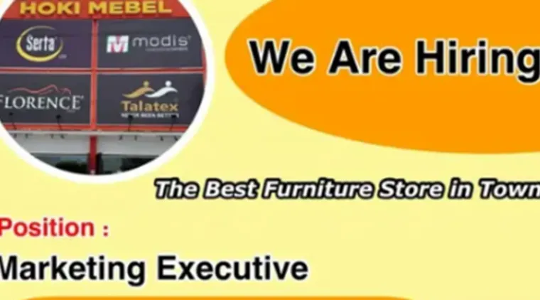 Lowongan Kerja Marketing Executive HOKI MEBEL Juni 2025 -- Peluang Karier di Dunia Interior.