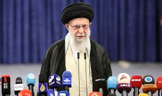 Pemimpin tertinggi Iran Ayatollah Ali Khamenei.