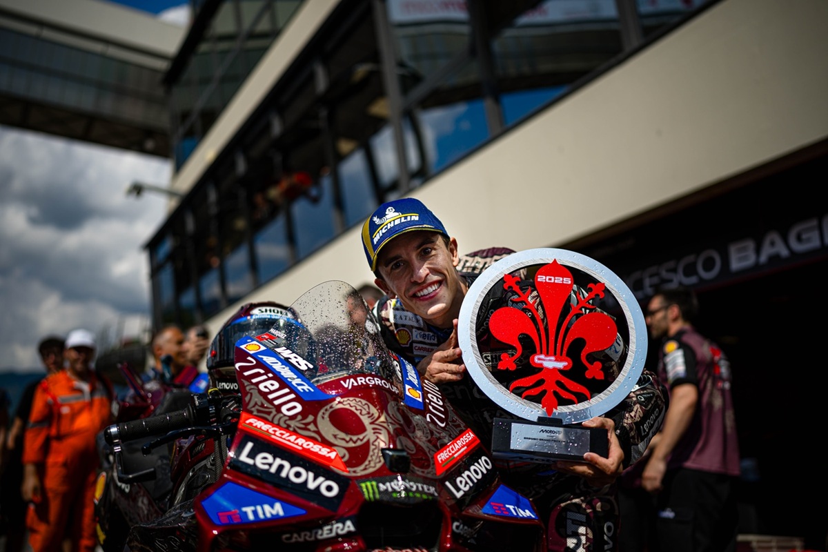 Marc Marquez mencatat kemenangan ke-93 di MotoGP Italia 2025.