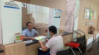 Pengurusan surat tanah di Kantah ATR/BPN.