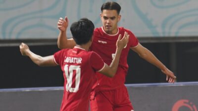 Timnas Indonesia U-23 kala berlaga.