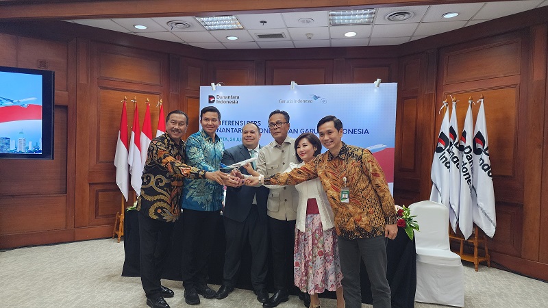 Danantara Suntik Modal ke Garuda Indonesia.