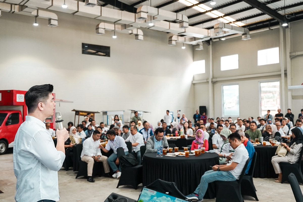 Sambutan dari COO Astra Daihatsu Budi Setiawan pada acara “UMKM Tumbuh Bersama Daihatsu Sahabat Niaga”.