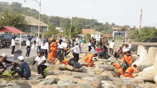 Simulasi pidana kerja sosial.