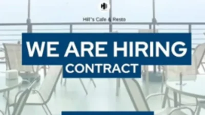 Kesempatan Emas! Hill's Cafe and Resto Buka Lowongan Chef & Barista, Buruan Lamar!