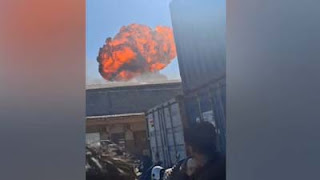 Kebakaran hebat melanda gudang tiner