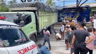 Kecelakaan di Jalan Raya Indarung yang menyebabkan seorang sopir meninggal akibat dilindas truk yang diperbaikinya.