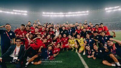 Timnas Indonesia kala berlaga.
