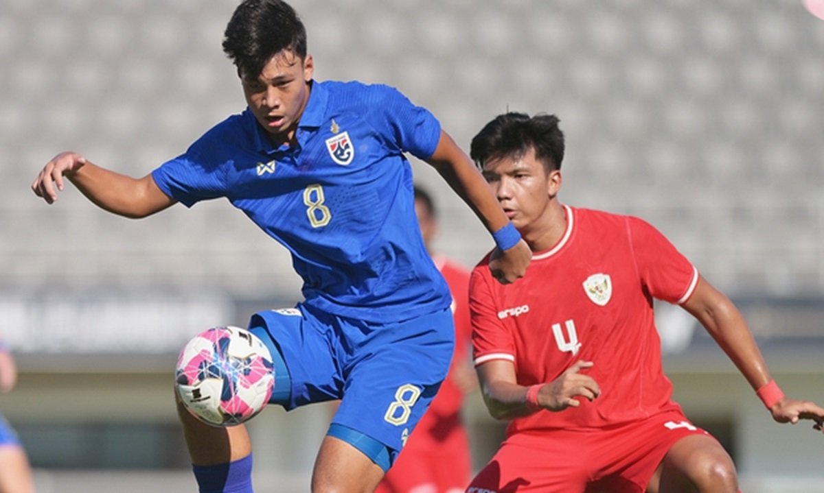 Timnas Thailand U-23 kala berlaga.